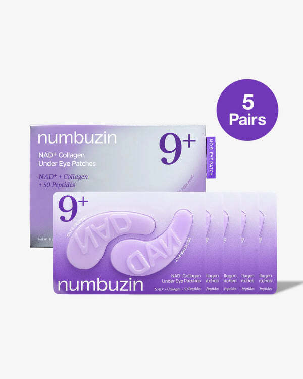 Numbuzin 9+ NAD+ Collagen Under Eye Patches 5 paires 8g