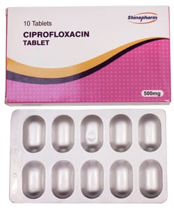 ciprofloxacino 500mg precio farmacia