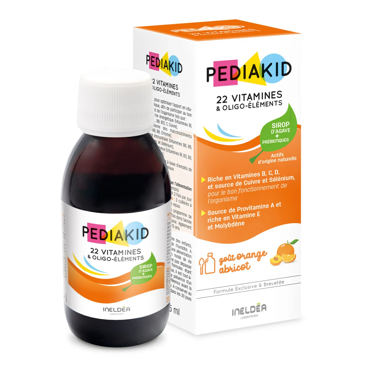 PEDIAKID Sirop 22 Vitamines et Oligo-éléments 125ml
